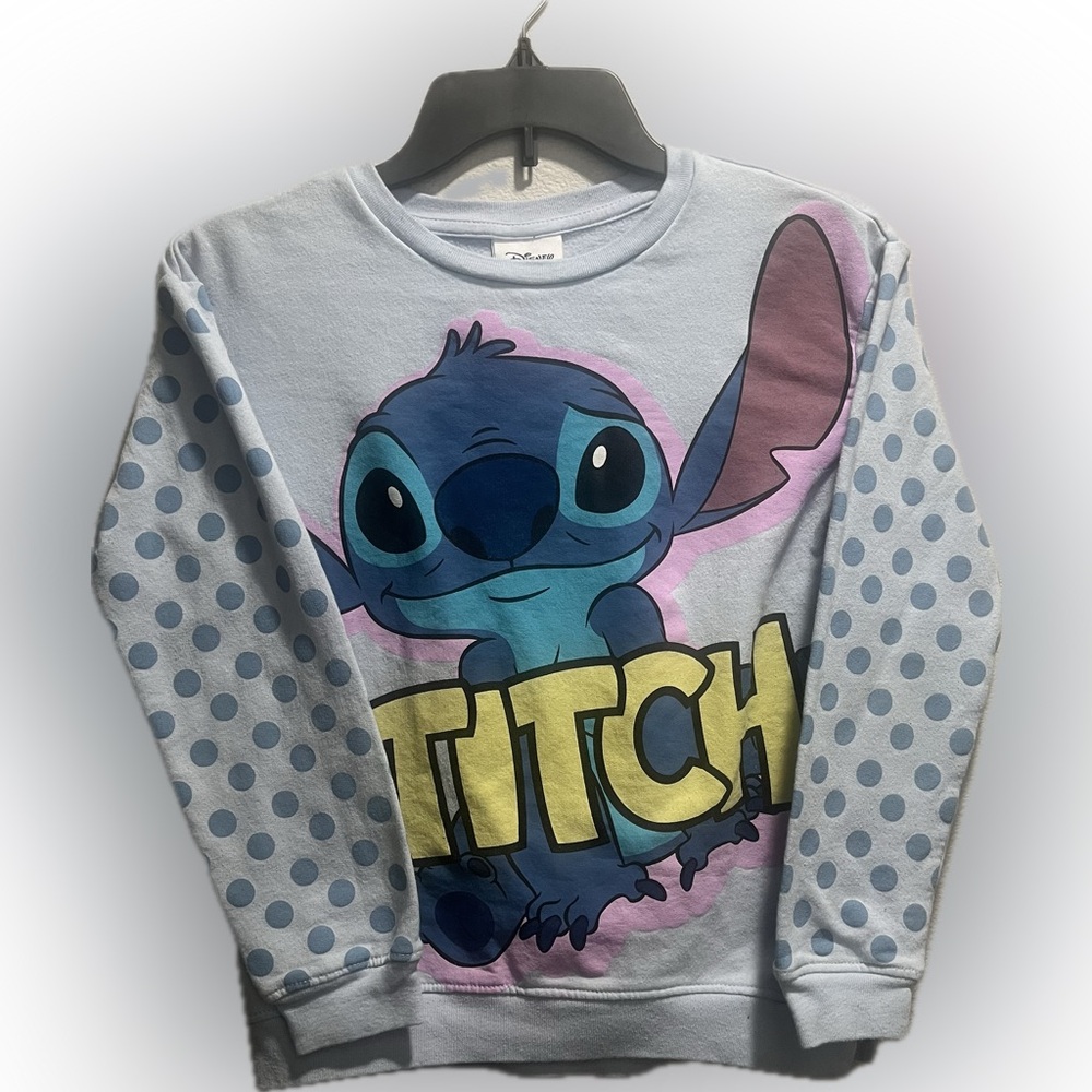 Disney Girls Stitch Sweatshirt Size 14/16